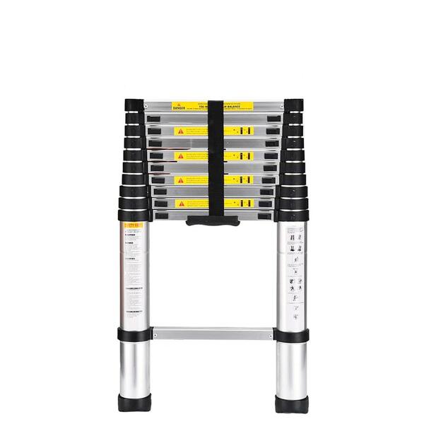 Escada Telescopica Extensiva Aço Inoxidável 11 Degraus 3,2m