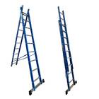 Escada Tesoura Extensível Alumínio Fibra Premium 2,80X5,00M - 9X16 Degraus W Bertolo