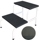 Escadinha 2 Degraus Esmaltada Piso Em Mdf Com Antiderrapante