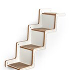 Escadinha Celine Para Gatos Branca 4 Degraus - Subindo Para D