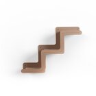 Escadinha Celine Para Gatos Marrom 3 Degraus - Subindo Para D