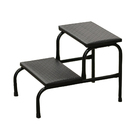 Escadinha Multiuso 2 Degraus Piso Em Mdf Com Emborrachado Ant