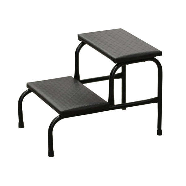 Escadinha Multiuso 2 Degraus Piso Em Mdf Com Emborrachado Ant