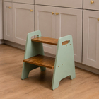 Escadinha Multiuso Infantil 38x41x45cm MDF Verdes Agardi