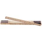 Escala Metrica De Madeira 1m Corpo Madeira Natural Graduacao