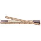 Escala Metrica De Madeira 1m Corpo Madeira Natural Graduacao