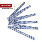 Escala Métrica Metro Dobrável Em Abs 2 Metros