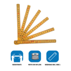 Escala Métrica Nylon Hultafors 2m 12 Dobras G59212