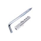 Escápula Zincada Com Bucha Anel De Nylon 8mm 4,4x70 Bemfixa