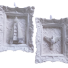 Escapulário De Porta Nossa Senhora E Divino Espírito Santo