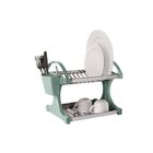 Escorredor 12 Pratos Com Laterais Brinox Branco, Azul, Preto,