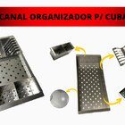 Escorredor Aço Inox Para Cubas Calha Equipado Goumert