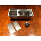 Escorredor Calha Inox Embutida Em Pia Cozinha 48 Cm