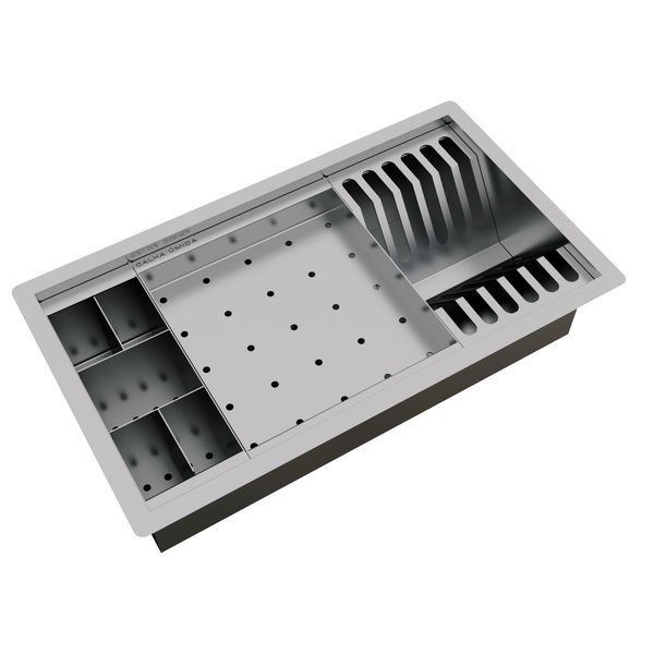 Escorredor Calha Úmida Basic 3 Módulos