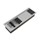 Escorredor Calha Úmida Kitchen Completa Sobrepor Canal Equipa