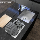 Escorredor Calha Úmida Lateral Quadrada Escorredor Embutido C