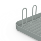 Escorredor Cinza Aço e Plástico Compacto Delinia Eleki