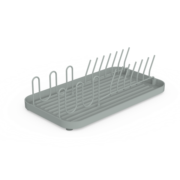 Escorredor Cinza Aço e Plástico Compacto Delinia Eleki