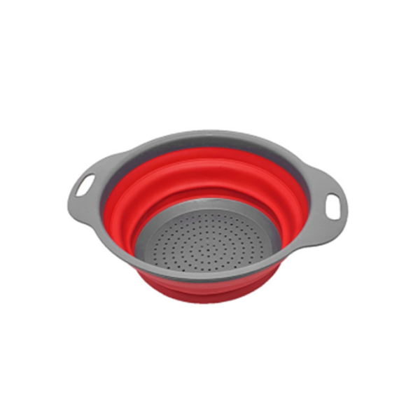 Escorredor De Alimentos Silicone Retrátil Red