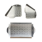 Escorredor De Louça Aço Inox Escovado 33,5x43x11cm + Bandeja