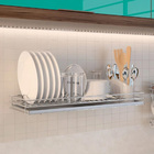Escorredor De Louça Aéreo Com Bandeja E Porta Talheres Masutt