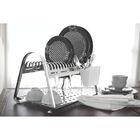 Escorredor De Louca Ciclo Em Aco Inox Com Porta Talheres Bran