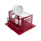 Escorredor De Louça Com Laterais Em Coração E Bandeja Em Plás