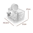 Escorredor De Louça Com Laterais Em Coração E Bandeja Em Plás