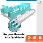Escorredor De Louca Cozinha Dobrável 12 Pratos Copo Porta Tal