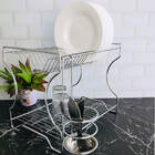 Escorredor De Louca Duplo Claudia Cromado Schmitt