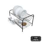 Escorredor De Louça Duplo Em Aço Com Porta Copos - Stolf