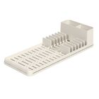 Escorredor De Louça E Tapete De Copo Compacto Single Bege Off