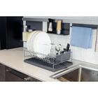 Escorredor De Louça Em Aço Cromado Com Bandeja  Plurale - Tra