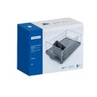 Escorredor De Louça Em Aço Cromado Com Bandeja  Plurale - Tra