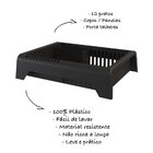 Escorredor De Louça Em Plástico Smile - Stolf