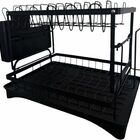 Escorredor De Louça Inox 2 Níveis Com 360° Automática Drenage