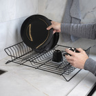 Escorredor De Louça Para Bancada De 1 Nível Grande 14 Pratos