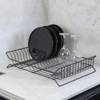 Escorredor De Louça Para Bancada De 1 Nível Grande 14 Pratos