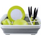 Escorredor De Louça Prato Retrátil Silicone Ci