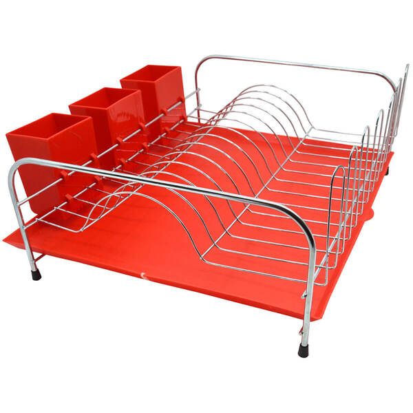 Escorredor De Louça Pratos Com Bandeja E Porta Talheres Pia V