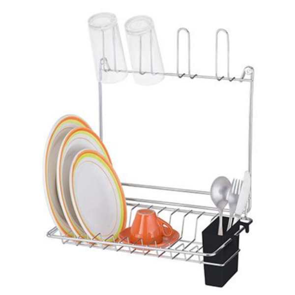 Escorredor De Louça Suspenso Dobrável 10 Pratos 04 Copos Com