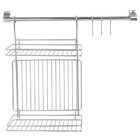 Escorredor De Louça Suspenso Organizador Cozinha De Parede Co