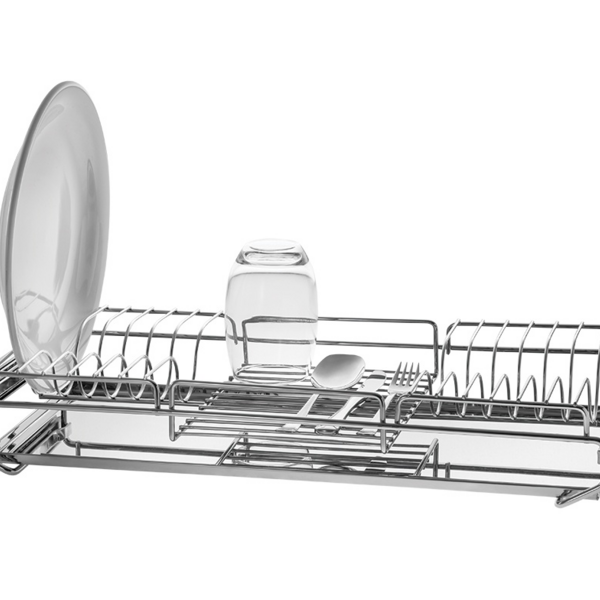Escorredor De Louças Aéreo De Embutir Aço Inox 67cm Schmitt