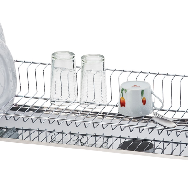 Escorredor De Louças Aéreo Fixo Armário Bandeja 57cm Schmitt