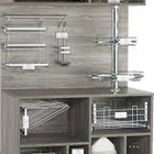 Escorredor De Louças Aéreo Inox Armário Bandeja 87cm Schmitt