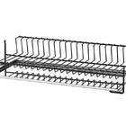 Escorredor De Louças Aéreo Preto Fosco Bandeja 67cm Schmitt