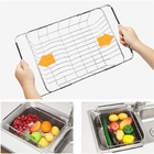 Escorredor De Louças Ajustável Em Aço Inox Guimmis