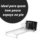 Escorredor De Louças Compacto Cromado Future 984