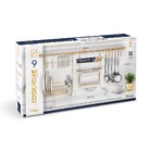 Escorredor de Louças de Metal Cook Home 9 Dourado Fosco Arthi
