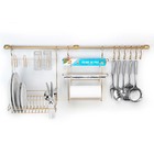 Escorredor de Louças de Metal Cook Home 9 Dourado Fosco Arthi